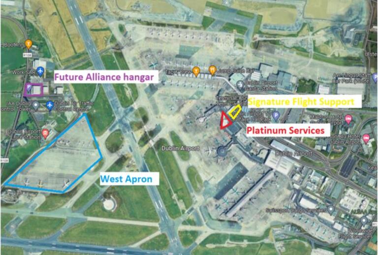 map of airport