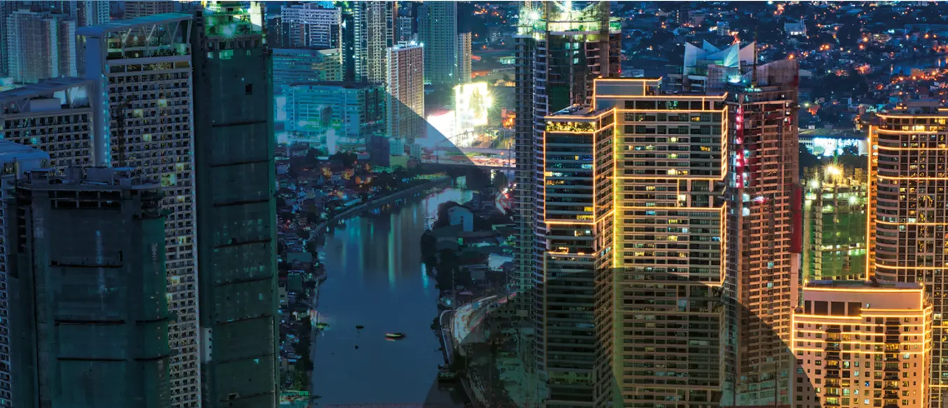 landscape of buildings