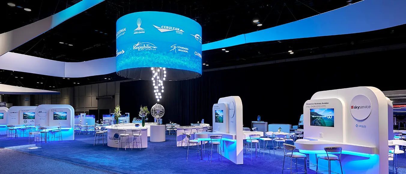 World Fuel's booth NBAA-BACE