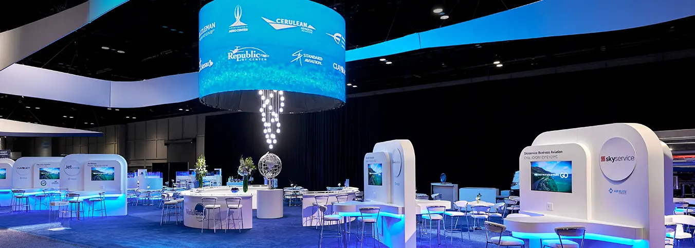 World Fuel's booth NBAA-BACE