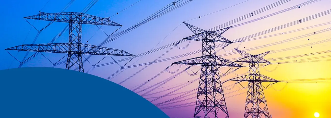 Picture of electricity towers