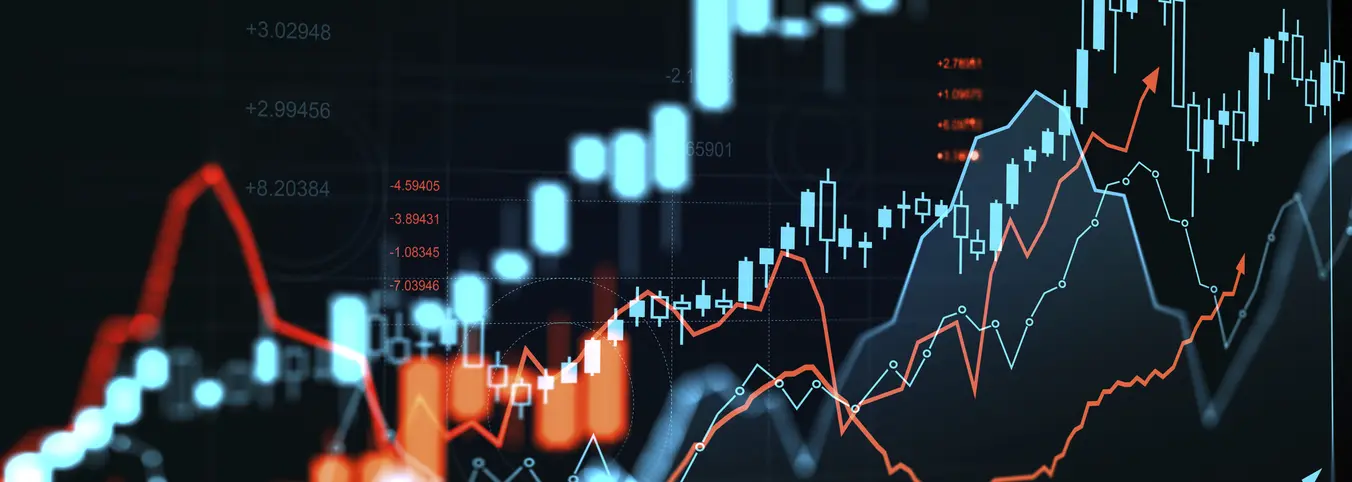 Stock graph changes image