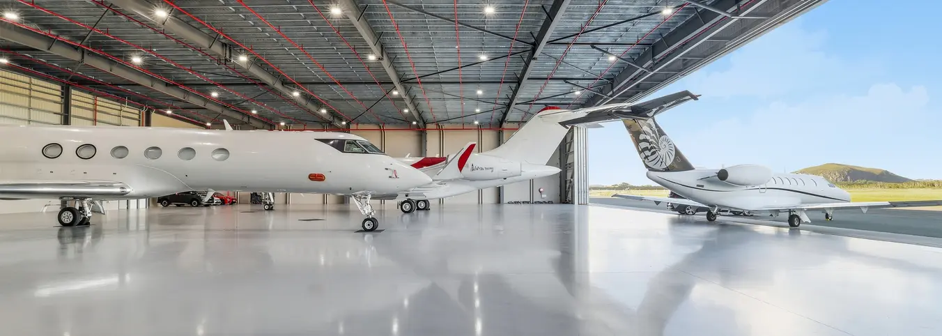 airplane hangar