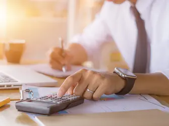 contract and calculator