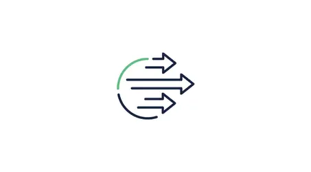 Line Art Icon - Arrows