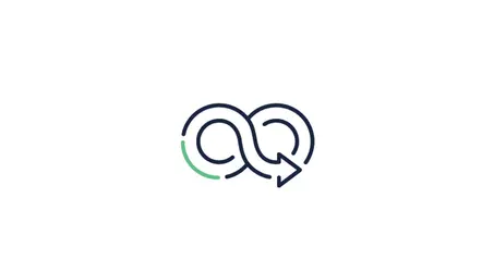 Line Art Icon - Infinity Rings