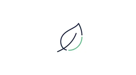 Line Art Icon - Leaf