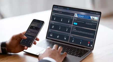 myworld web on mobile device and desktop