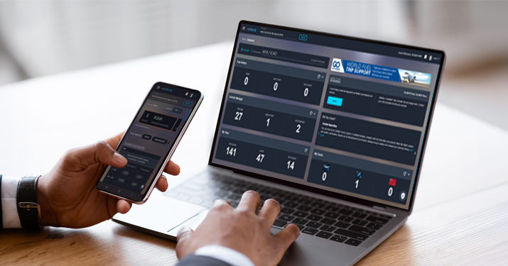myWorld Web mobile and desktop