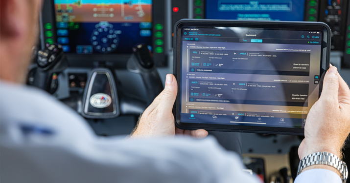 myWorld app displayed on iPad