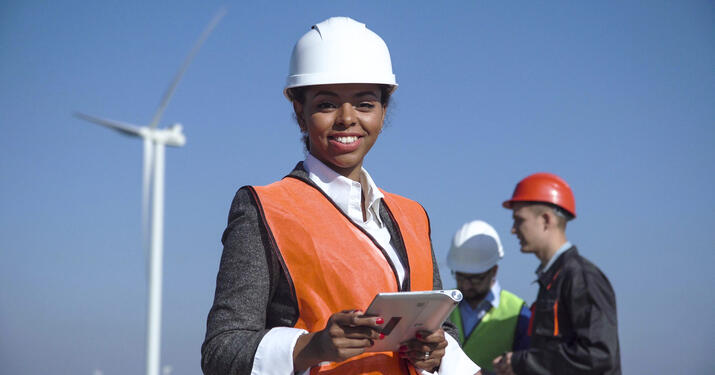 ENGINEER IN THE FIELD