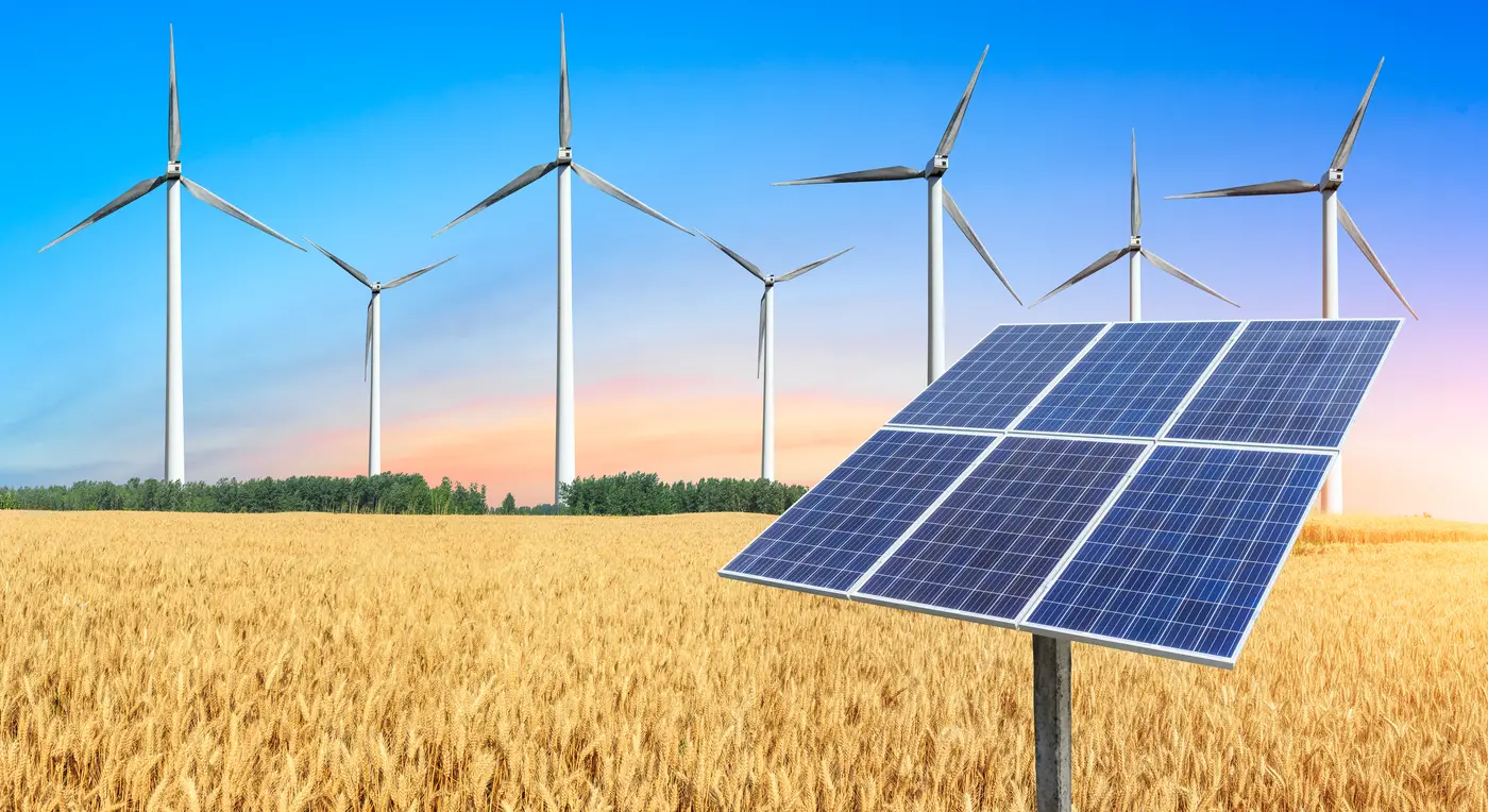 Solar Wind Wheat Field
