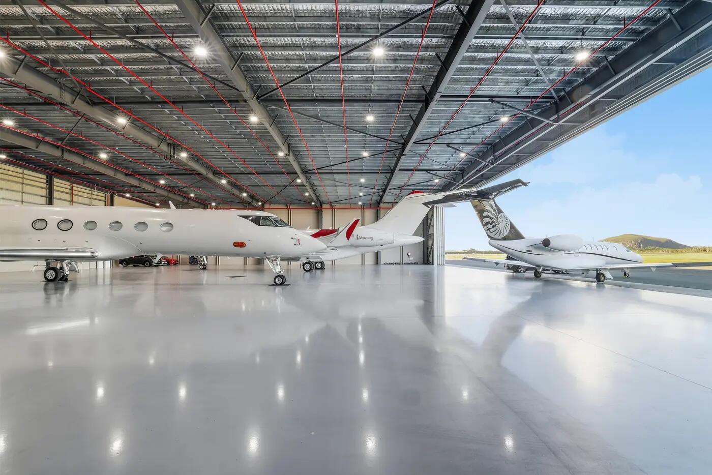 airplane hangar